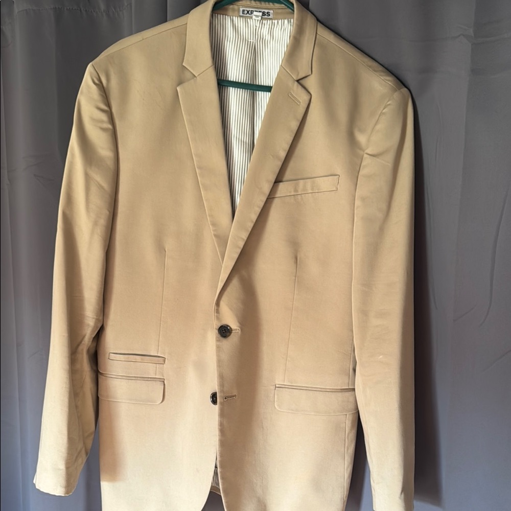 Express Tan Sport Coat Versatile Blazer